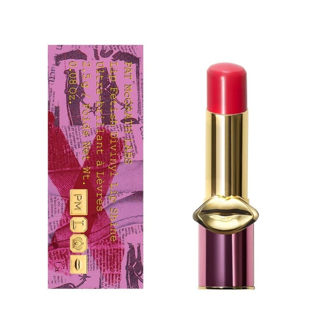 BNIB Pat McGrath Labs Lip Fetish Balm Divinyl Lip Shine in Electric Lotus